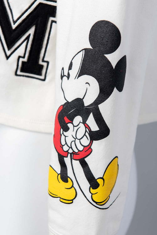 Card slide image -  BUZO DE MICKEY CERRADO MARFIL PARA MUJER