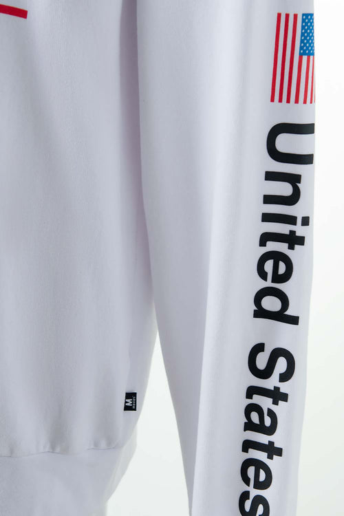 Card slide image -  BUZO DE LA NASA BLANCO CERRADO PARA HOMBRE