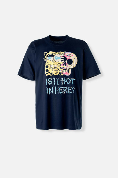  CAMISETA DE BOB ESPONJA OVERSIZED FIT PARA HOMBRE