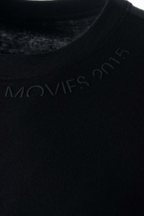 Card slide image -  CAMISETA DE MOVIES MANGA CORTA NEGRA GÉNERO NEUTRO