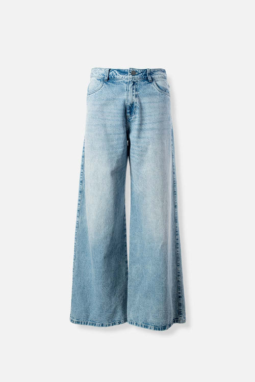 Card slide image -  JEAN DE MOVIES DENIM CON BOTA ANCHA PARA MUJER